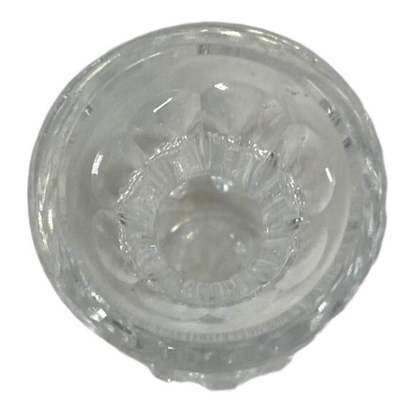 Waterford Wine Bottle Coaster and Brierly Crystal Bud Vase Lot of 2 Vintage Set - Picture 9 of 13